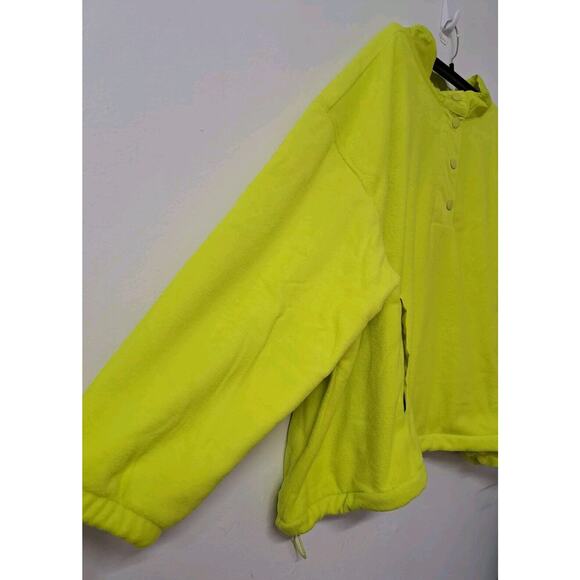 Women's Relaxed-Fit Recycled Polyester Microfleece High Neck Pullover Size 5X - Picture 3 of 10